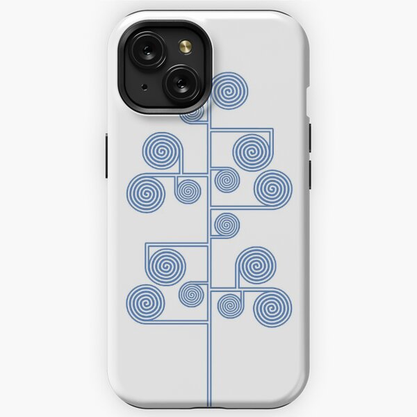 Hypnotic Tree *BLUE* iPhone Tough Case