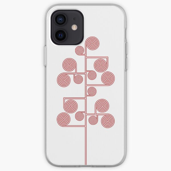 Hypnotic Tree *RED* iPhone Soft Case