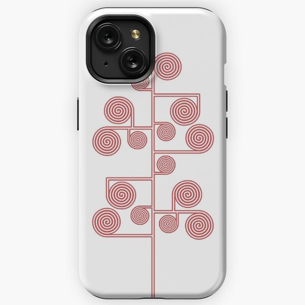 Hypnotic Tree *RED* iPhone Tough Case