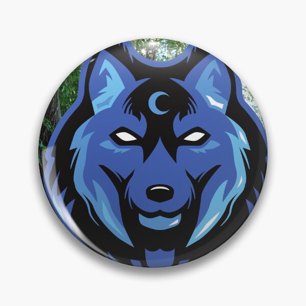 Item preview,  Blue Mysterious Mystifying Fierce Zidika Wolf Wildlife designed and sold by Darlene Douglas-Jackson.