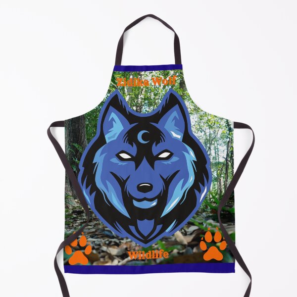 Item preview, Blue Mysterious Mystifying Fierce Zidika Wolf Wildlife designed and sold by Darlene Douglas-Jackson.