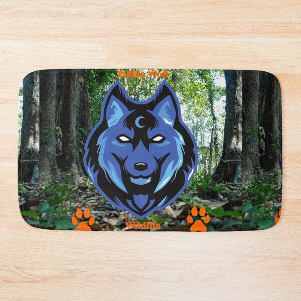 Item preview,  Blue Mysterious Mystifying Fierce Zidika Wolf Wildlife designed and sold by Darlene Douglas-Jackson.