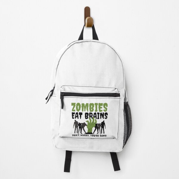Item preview, Funny Zombies Eat Brains, Don't Worry You're Safe designed and sold by yoshra.
