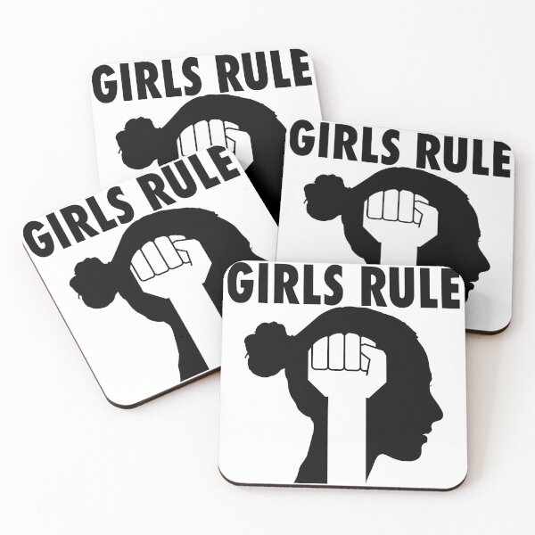 Item preview,  Girls rule t shirt, girls rule masks, girls rule phone cases, girls rule hat, girls rule clothing, girls rule hoodie, girls rule stickers  designed and sold by Poussyarts.