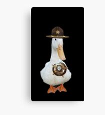 Deputy Dudley duck ready for duty! Canvas Print