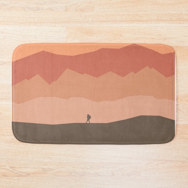 Item preview, Backpacker in The Mountains at Sunrise designed and sold by Natural-Habitat.