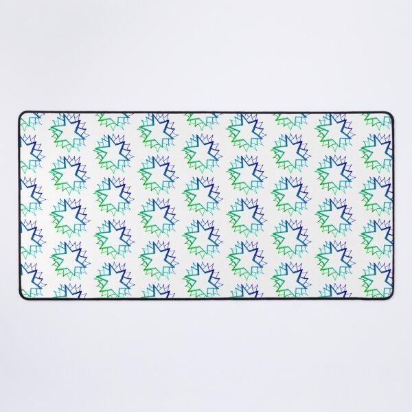Item preview, Blue green star hand drawing | Blue green star pattern designed and sold by lausn.