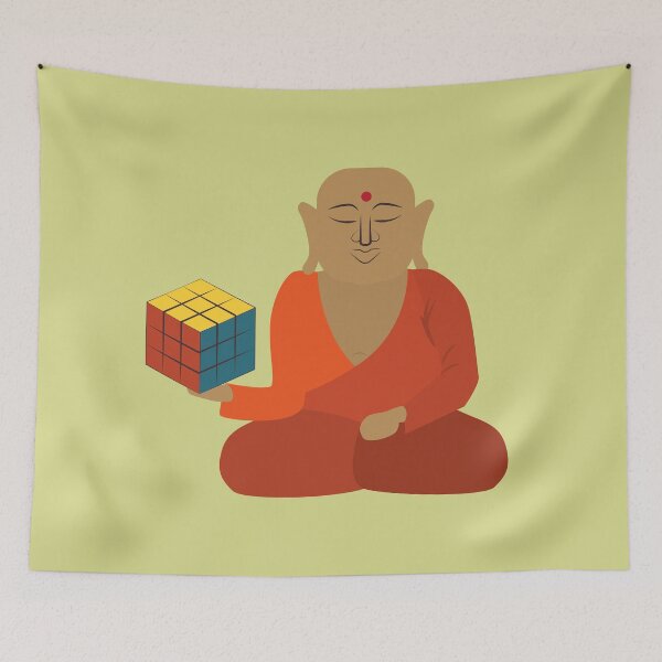 Item preview, Rubik Cube Buddha designed and sold by trendingatees.