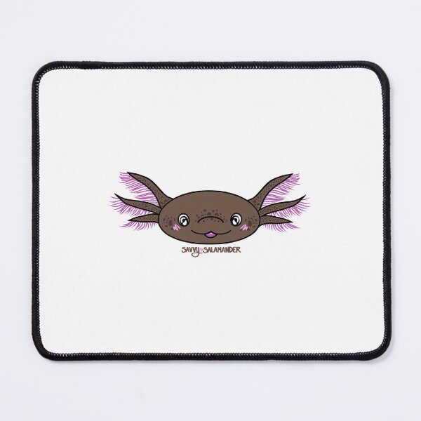 Item preview, Lightly Freckled Wildtype Axolotl designed and sold by SavvySalamander.