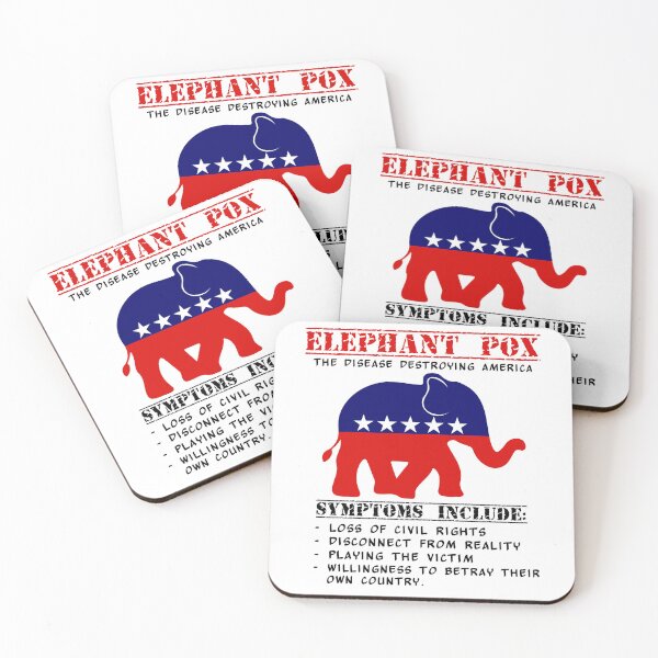 Item preview, Elephant Pox -  Funny Democratic Design for Americans designed and sold by dschiffer12.
