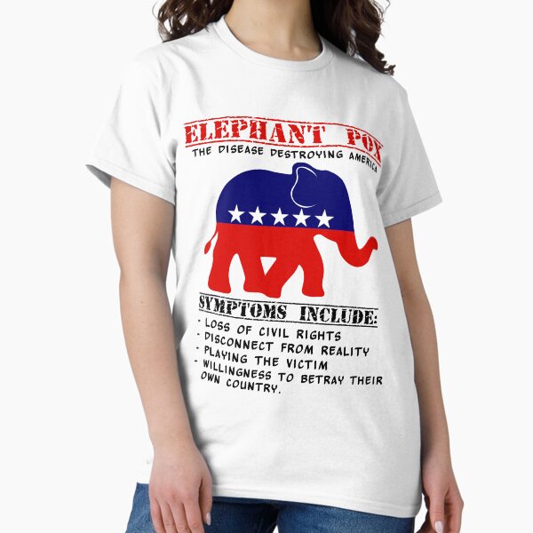 Item preview, Elephant Pox -  Funny Democratic Design for Americans designed and sold by dschiffer12.