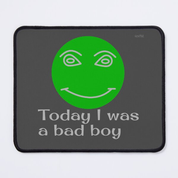 Item preview, Today I was a bad boy emoji - color designed and sold by wowitsmytshirt.