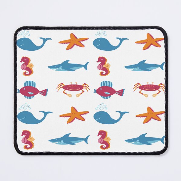 Item preview, High Country Fishing. Pack of Cute Sea Creatures. designed and sold by ImaginedCo.
