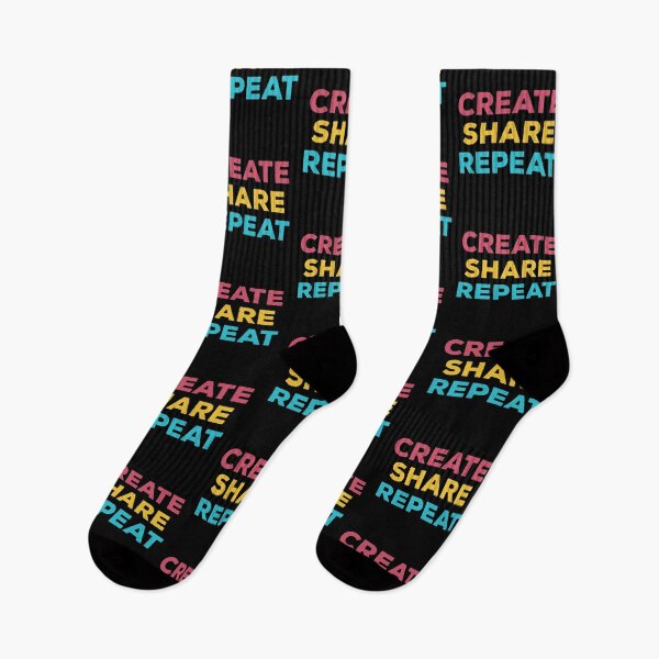 Item preview,  Create Share Repeat Content Creator Vintage Text designed and sold by wenjunior.