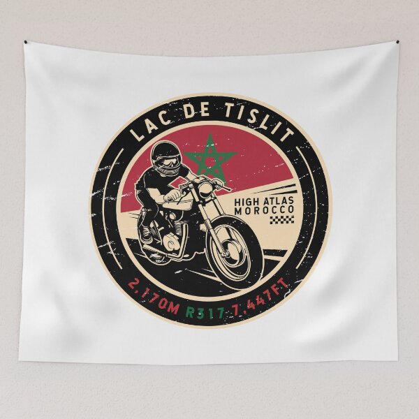 Item preview, Lac de Tislit | Morocco | Motorcycle designed and sold by KrisSidDesigns.