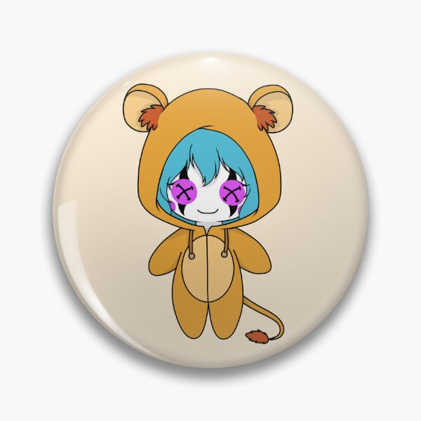 Item preview, creepypasta candy cane lion costume doll designed and sold by EveryCuteThings.