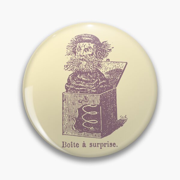 Item preview, Jack in the Box - Boite a surprise - Vintage Dictionary Illustration designed and sold by Birdbrook Academy.