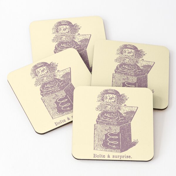 Item preview, Jack in the Box - Boite a surprise - Vintage Dictionary Illustration designed and sold by Birdbrook Academy.
