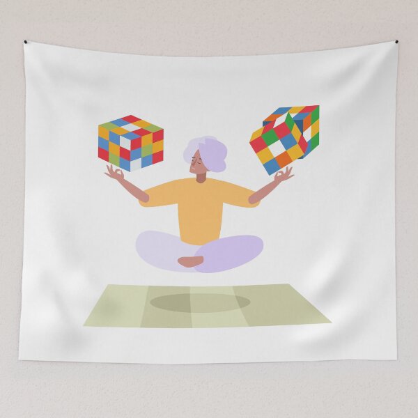 Item preview, Rubik Cube Meditation designed and sold by trendingatees.