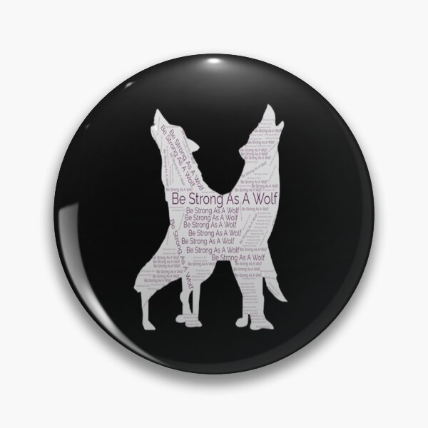 Item preview,  Be Strong As A Wolf  designed and sold by MckinleyArt.