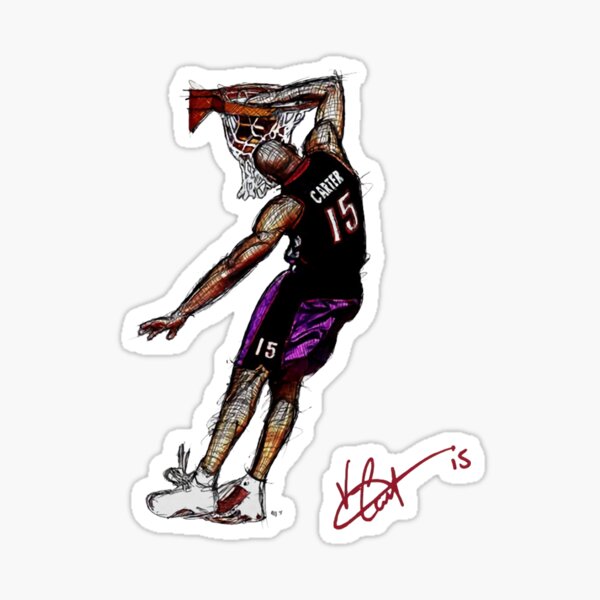 "Vince Carter Honey Dip Signature" Sticker for Sale by richardreesep