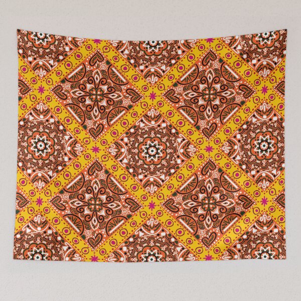 Item preview, Orange pattern print designed and sold by MyZtyle.
