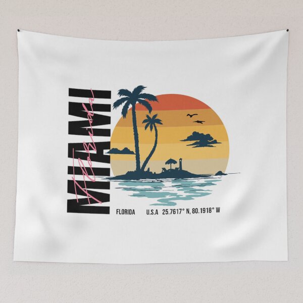 Item preview, miami florida summer design designed and sold by ketkidesign.