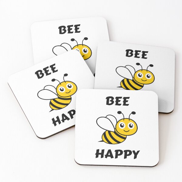 Item preview, BEE HAPPY CLASSIC T-SHIRT designed and sold by IslandBaneMerch.