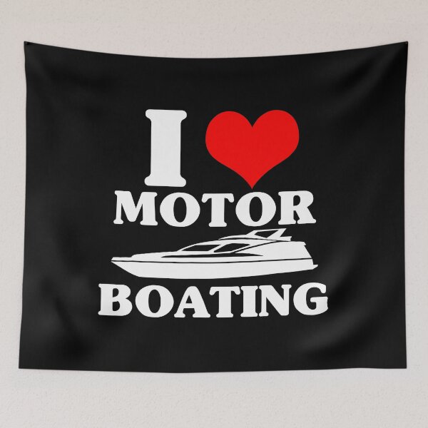Item preview, I Love Motor Boating Funny Boater designed and sold by Bemumd-art.