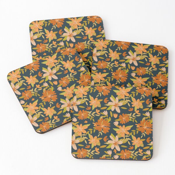 Item preview, Retro Fall floral designed and sold by SisterlyLove.