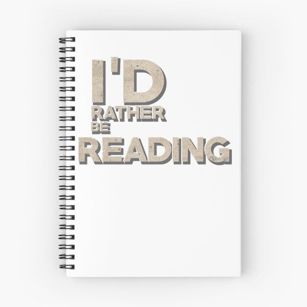 Item preview, I'd Rather Be Reading Art Design designed and sold by Panda Branda.