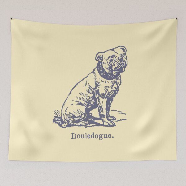 Item preview, Bulldog - Bouledouge - Vintage Dictionary Illustration designed and sold by Birdbrook Academy.