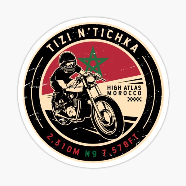 Item preview, Tizi n'Tichka | Morocco | Motorcycle designed and sold by KrisSidDesigns.