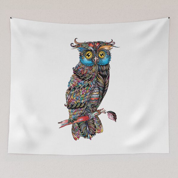 Item preview, Colorful Owl Digital Design designed and sold by Thonja.