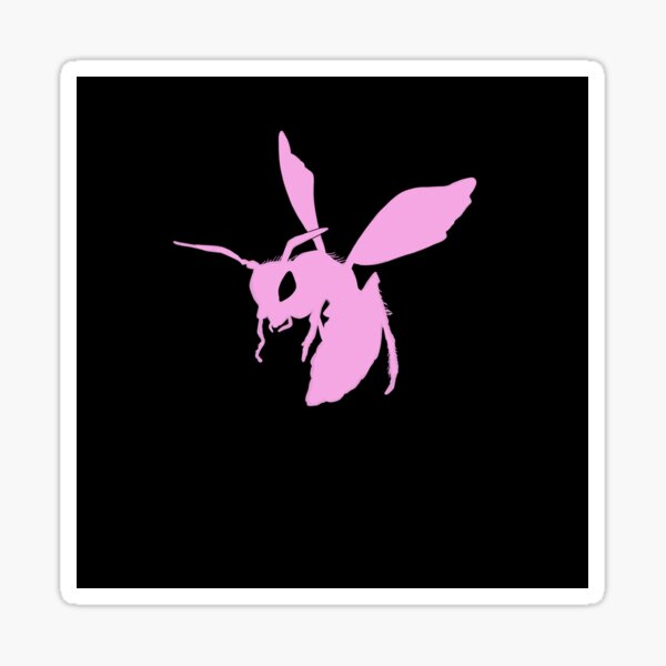 Pink wasp Sticker