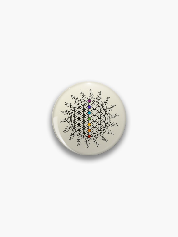 Embroidery file set flower of life yoga feng shui