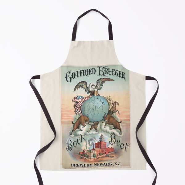 Item preview,  Vintage Bock Beer Poster,Gotfried Kruger brewery, Newark, N.J., Bock beerJerome Schile -Vintage goat Poster-Bock Beer designed and sold by TeeARTHY.