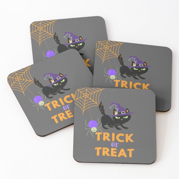 Item preview, Trick or Treat Halloween Black Cat designed and sold by Ksaavet.