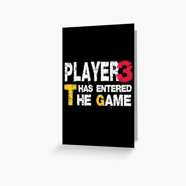 Item preview, Player 3 has entered the Game designed and sold by Docartdesign.