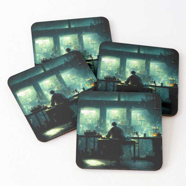 Item preview, Man in Laboratory designed and sold by DarkAgeArt.