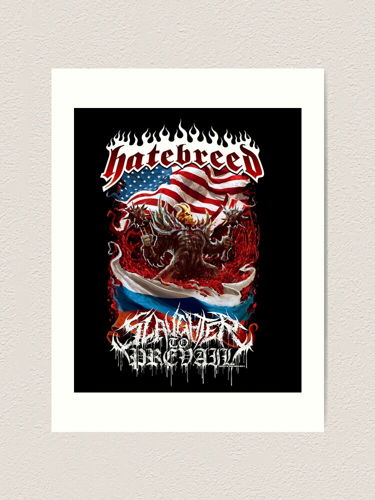 Slaughter To Prevail Hatebreed Worldwide Brutality American Flag