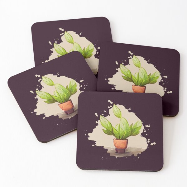 Item preview, Plant on a paint splash designed and sold by MadSwellDesigns.