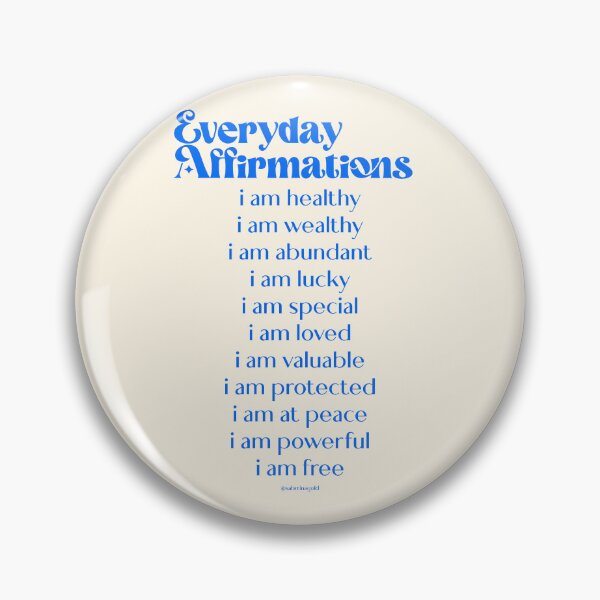 Item preview, Everyday Affirmations, spirituality, spiritual quote designed and sold by SabrinaGold.
