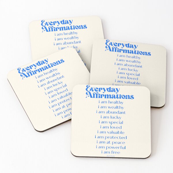 Item preview, Everyday Affirmations, spirituality, spiritual quote designed and sold by SabrinaGold.