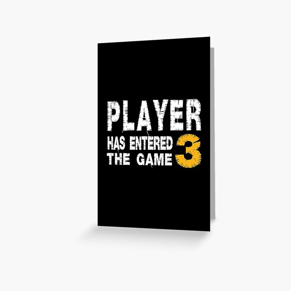 Item preview, Player 3 has entered the Game designed and sold by Docartdesign.