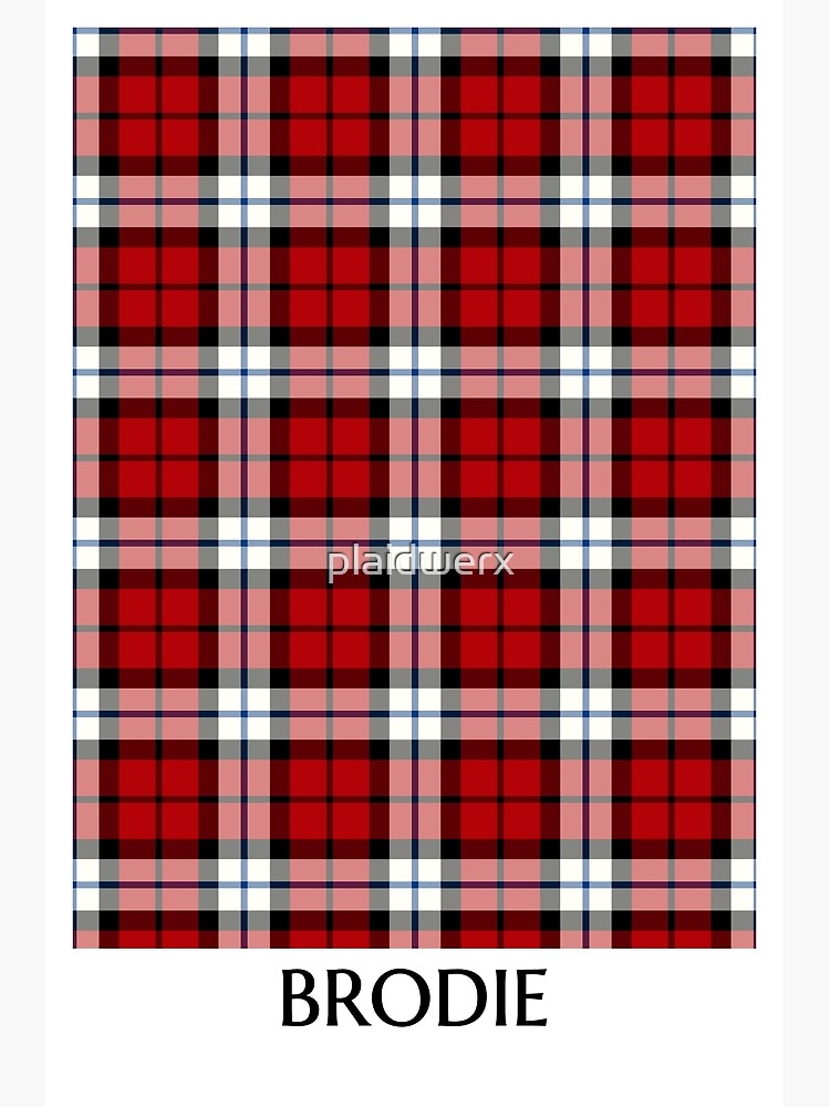 Clan Brodie Dress Tartan Greeting Card