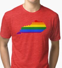 Queer Rainbow Kentucky Tri-blend T-Shirt