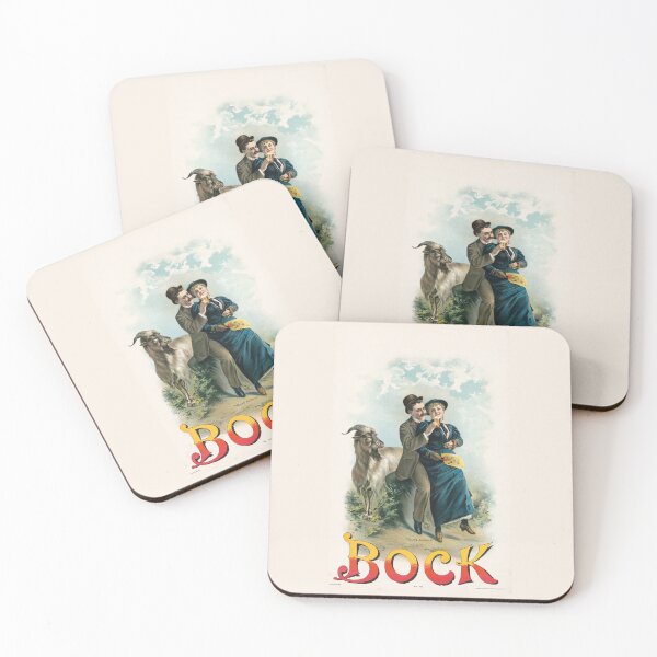 Item preview,  Vintage Bock Beer Poster,Young America, Bock no. 193 (1894) Henry Jerome Schile  -Vintage goat Poster-Bock Beer designed and sold by TeeARTHY.