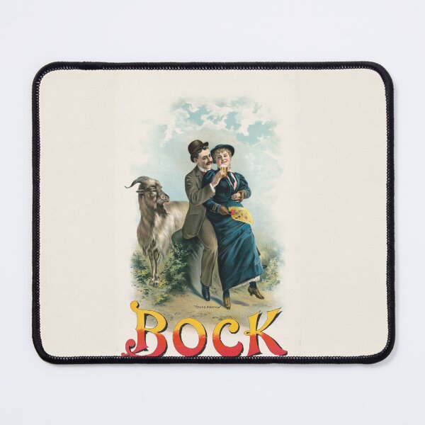 Item preview, Vintage Bock Beer Poster,Young America, Bock no. 193 (1894) Henry Jerome Schile -Vintage goat Poster-Bock Beer designed and sold by TeeARTHY.
