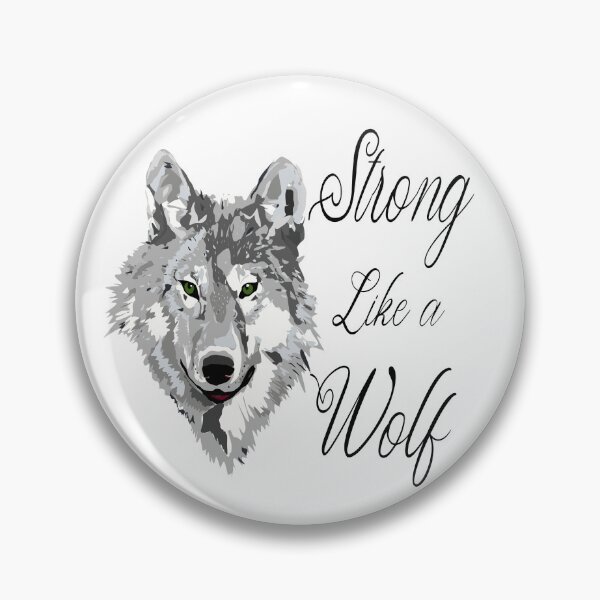 Item preview, Strong Like A Wolf designed and sold by Momona-design.